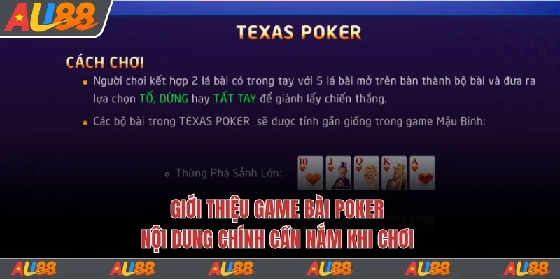 Giới thiệu chung về Poker