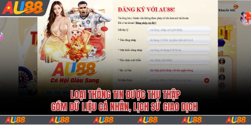 Loại thông tin được thu thập