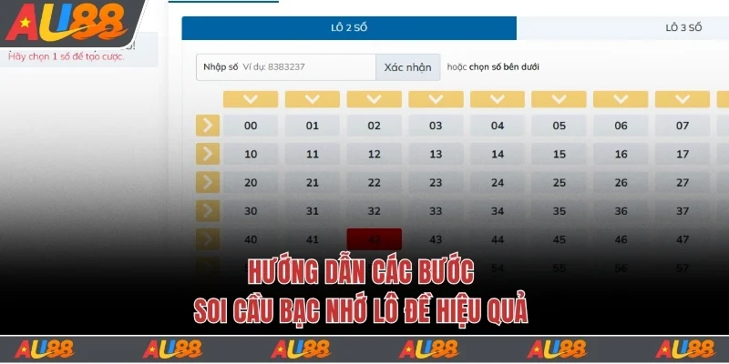 Quy trình thực hiện phương pháp soi cầu