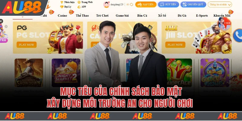 Tìm hiểu mục tiêu của chính sách bảo mật Au88